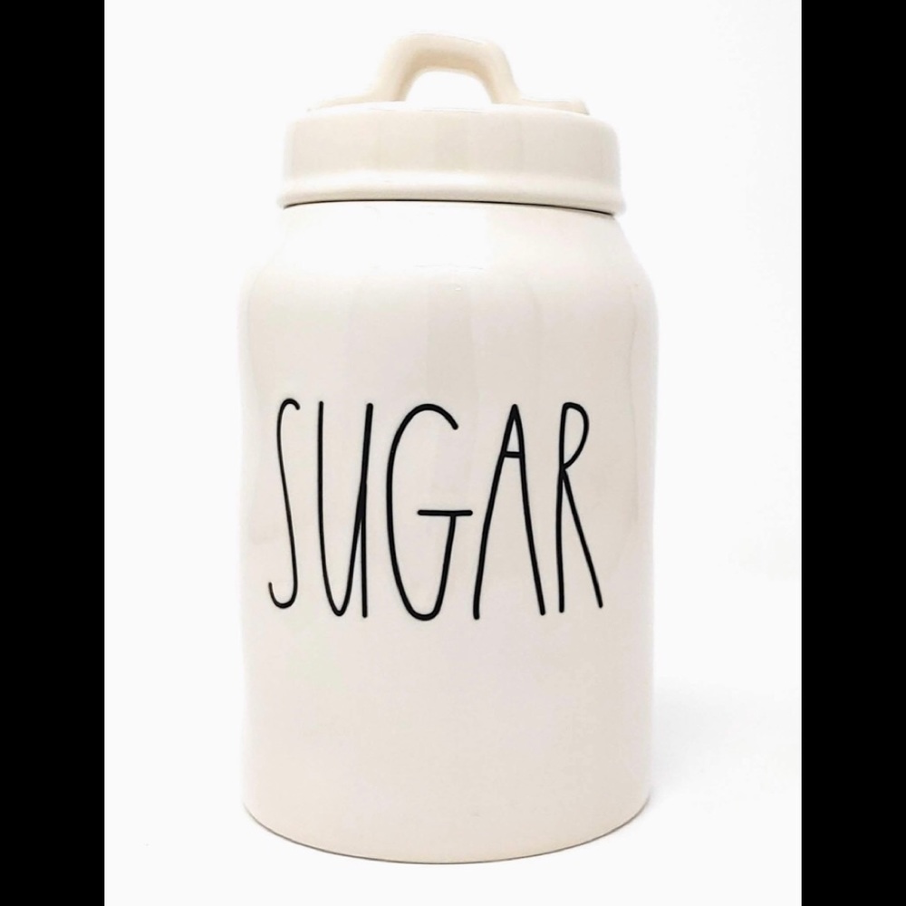 Rae Dunn White Sugar Canister